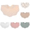 Solid Color Flower Newborn Bib Infant Burp Cloths Cotton Gause Baby Bibs Bandana Scarf for Kid Girl Boy Feeding Saliva Towel
