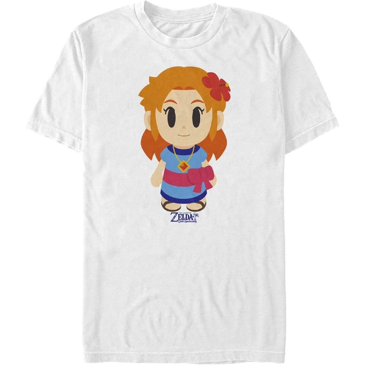 Fifth Sun Men s Nintendo Legend of Zelda Link s Awakening Marin Avatar T-Shirt XXXXXL белый
