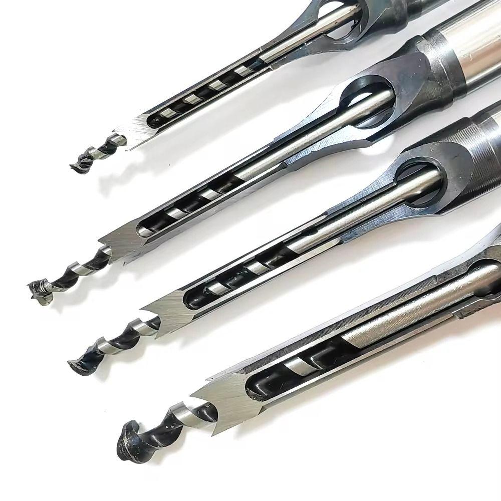 High Hardness Square Hole Drill Bits High Speed Steel Machine Drill Bits  Woodworking Drill Tools