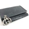 GUCCI 212111 6P key GG implementation  Key Case GG implementation Black