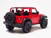 Kinsmart Jeep Wrangler Rubicon Red Open Top Scale Diecast Model KT5412A 1/34