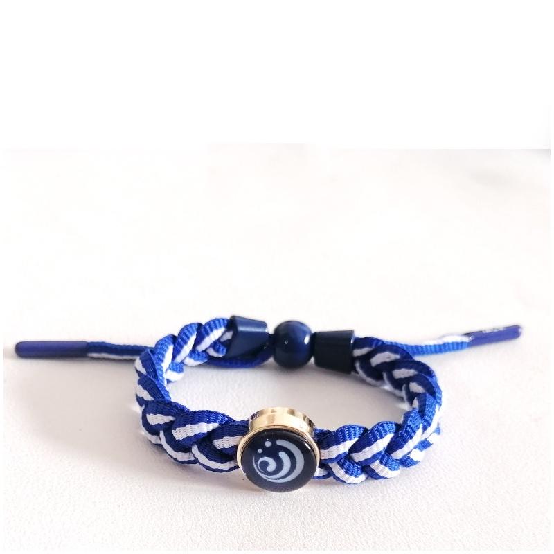 Luminous Genshin Impact Bracelet Adjustable Gradient Braided Bracelet Wind Fire