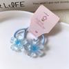 2 Pieces Cute Five Petal Cherry Blossom Princess Headwear Kids Elastic Hair Bands Children Hair Ropes Girls Hair Accessories
