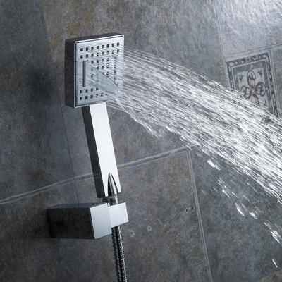 Chrome ABS Shower Head Over-head Shower Sprayer Top Shower Head Wall/Ceiling Mounted  And Retail