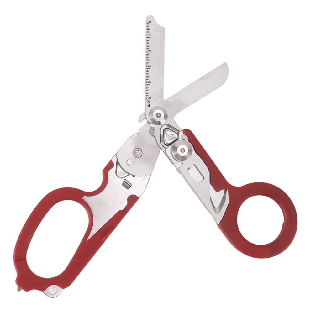 Notfallschere Edelstahl Multifunktion Faltbar Trauma Schere Medizinische Schere für