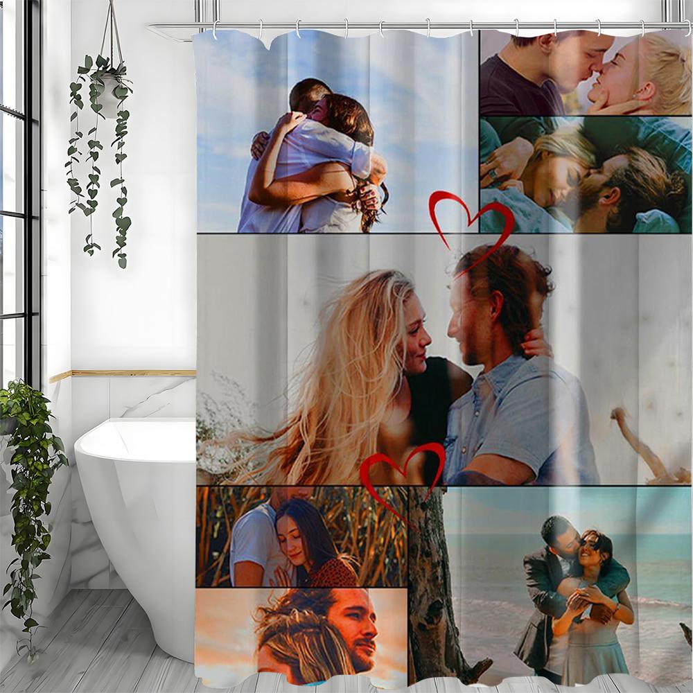 

Custom Design DIY Photo Bathroom Decorative Shower Curtain 90x180CM