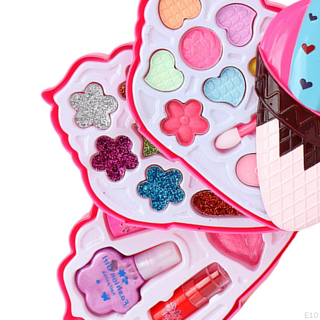 Mädchen Make-up Sets, Geschenke für kleine Mädchen, ab 5 Jahren, Kleinkinder, Spielhaus, Schmink-Spiel