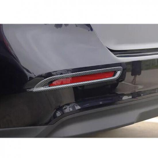 For Honda Accord 2023 2024 Carbon Fiber Rear Fog Lamp Bumper Light Cover Trim