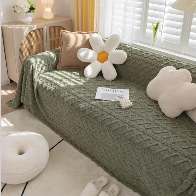 

Супермягкое полотенце для дивана, ретро-полное полотенце для дивана, бархатные чехлы для гостиной, 1/2/3/4-местный диван, чехлы для дивана 180x130cm 1pc