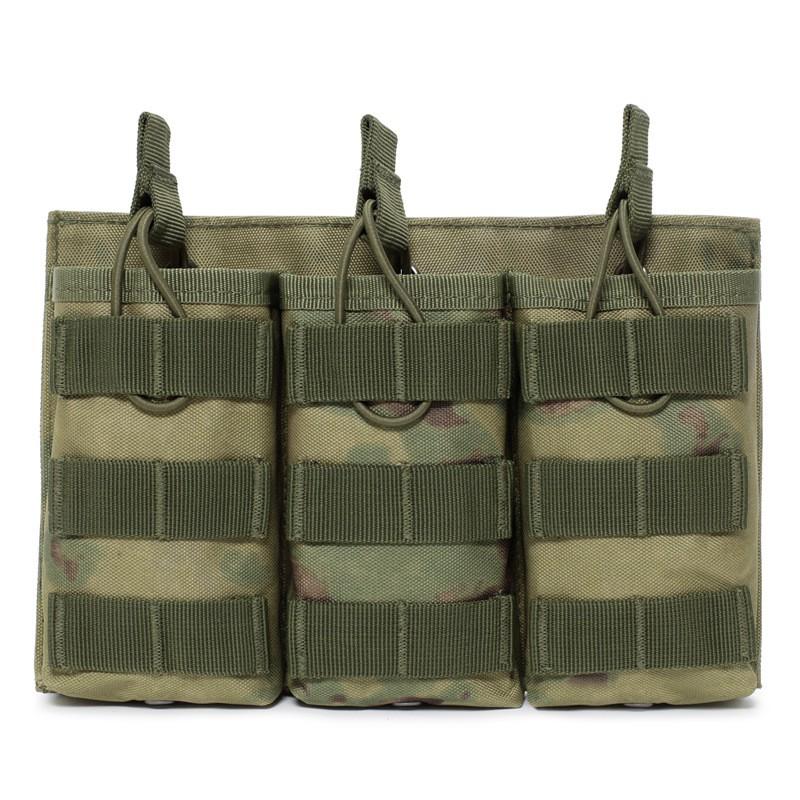 Taktische M4 Magazintasche Einzeln Doppel Dreifach Stapel Molle Kompatibel Leichtes Oxford-Gewebe Hüfttasche Airsoft Outdoor Nutzung