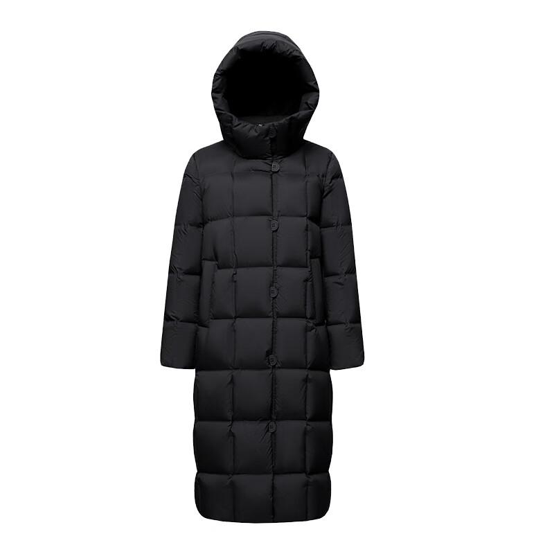 Yalu EW Women's Hooded Long Thickened Down Jacket