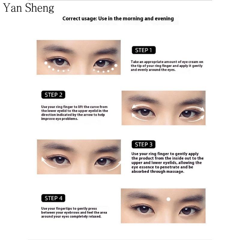 Caviar Eye Cream Anti-wrinkle Tightening and Rehydrating Anti-aging Fading Dark Circles Stay Up Late To Go Pouch