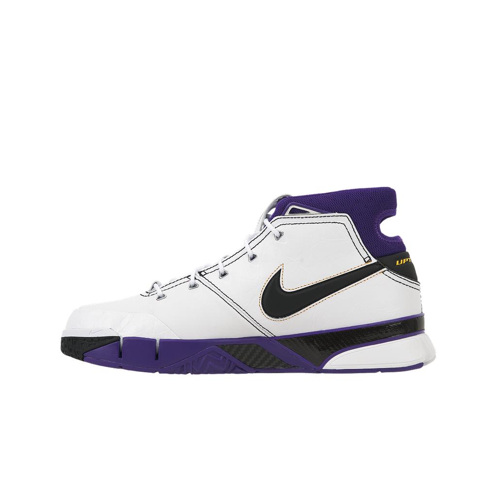 Nike Zoom Kobe 1 Protro 81 Puntos 2026 Zapatillas Hombre Blanco Negro Púrpura de Cancha IM0542-100
