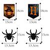 Horrific Halloween Spider Pendant Scene Layout Spider Wall Decoration  Background Decoration