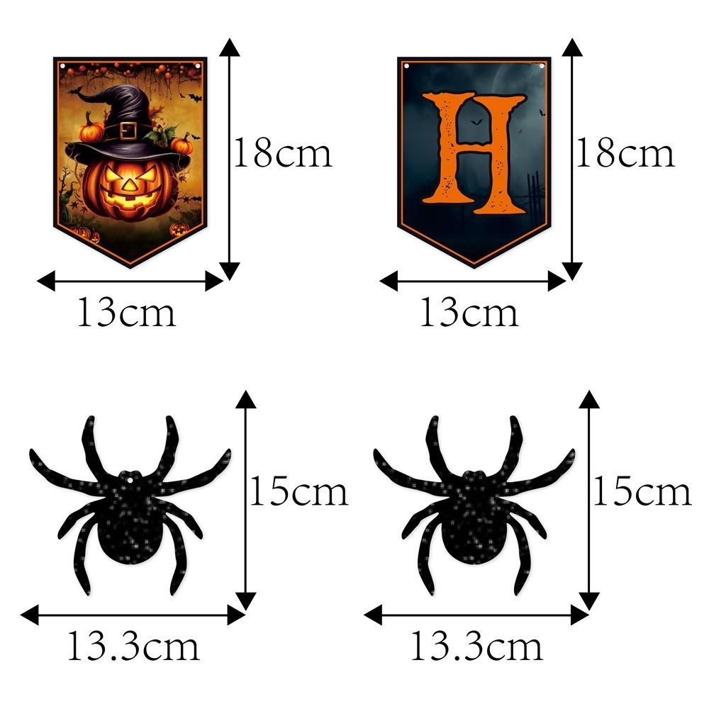 Horrific Halloween Spider Pendant Scene Layout Spider Wall Decoration  Background Decoration