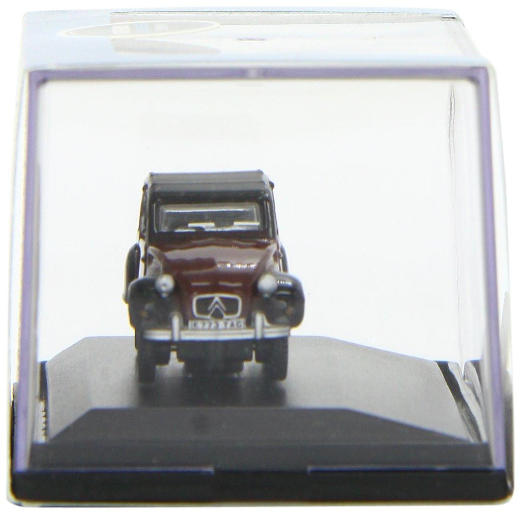 Maroon Black Oxford Diecast Charleston Citroen 2cv 176