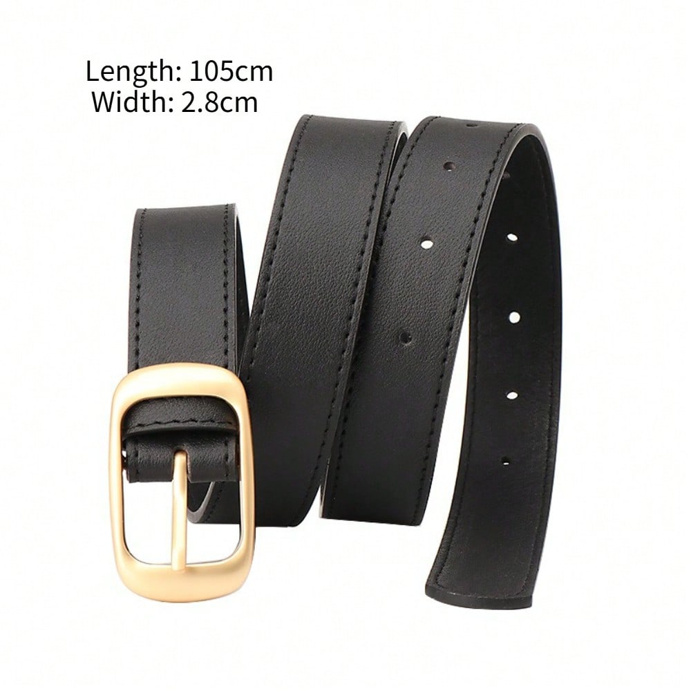 Fashion Versatile Women's Belt Simple Style Premium Sense Pin Buckle Belt Women's Decorative Jeans Belt