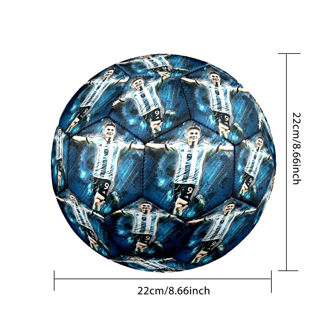 Messi 10 Number Argentina Soccer Player Celebration Soccer Ball Size 5 Football Machinestitched Indooroutdoor Universal Football Soccer Accessory