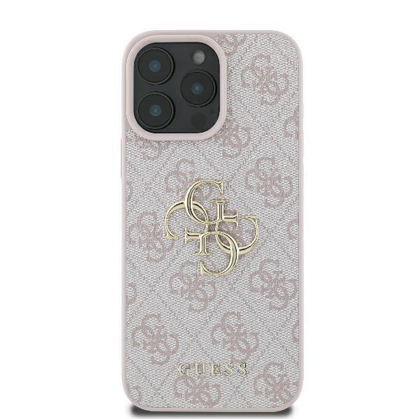 Guess Guhcp16L4Gmgpi Iphone 16 Pro6.3 Różowy/Pink Hardcase 4G Duże Logo