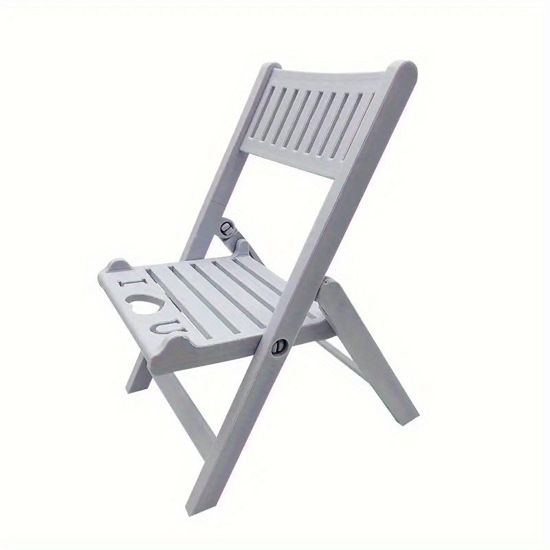 

Relax in Style with our Foldable Beach Chair Phone Stand - Perfect Gift for Any Occasion!