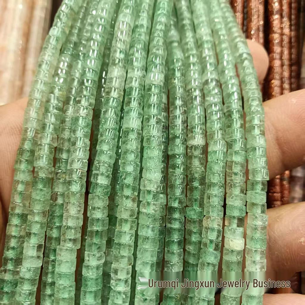 2x4mm Natural Agate Stone Separator Beads for DIY Jewelry Making - Loose Semi-Finished Accessories In Stock