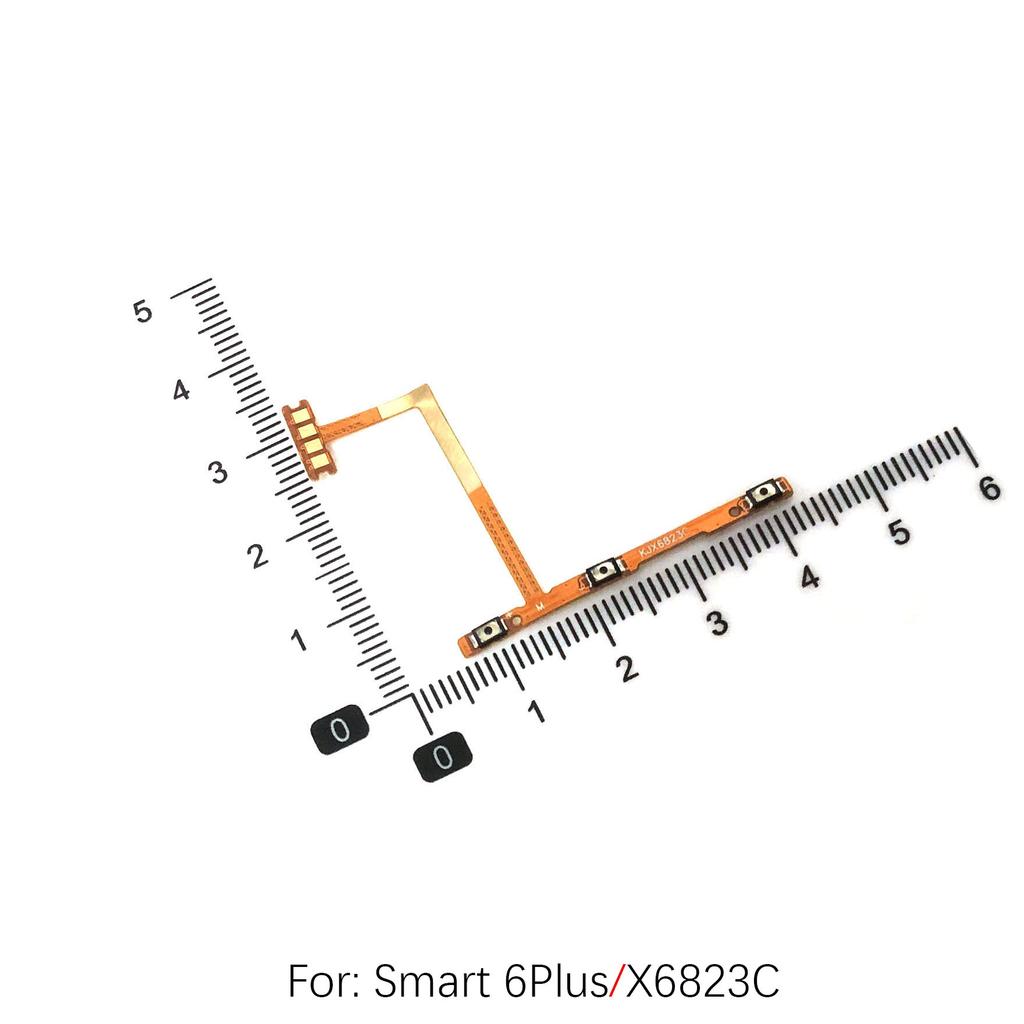 For Infinix Smart 4 5 6 X612 X653 X657 X6511 X6516 X6517 Power Button Volume Flex Cable OnOff