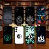 Fashion Sport V-VolCom Phone Case For Samsung S25,S24,S21,S22,S23,S30,Ultra,S20,Plus,Fe,Soft Silicone Black Cover