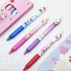 4Pcs Cute Cartoon Hello Kitty Erasable Pen Kawaii Quick Drying Neutral Pen Student Stationery Neutral Pen Writing Supplies