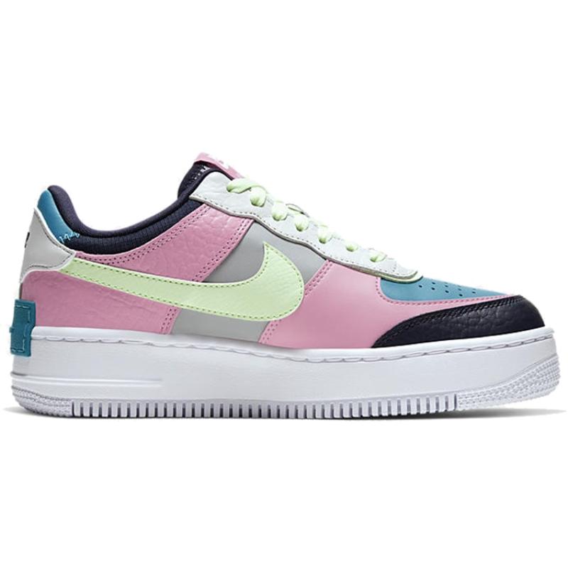 Nike Air Force 1 Low Shadow Barely Volt Oracle Aqua Women's Sneakers CK3172-001
