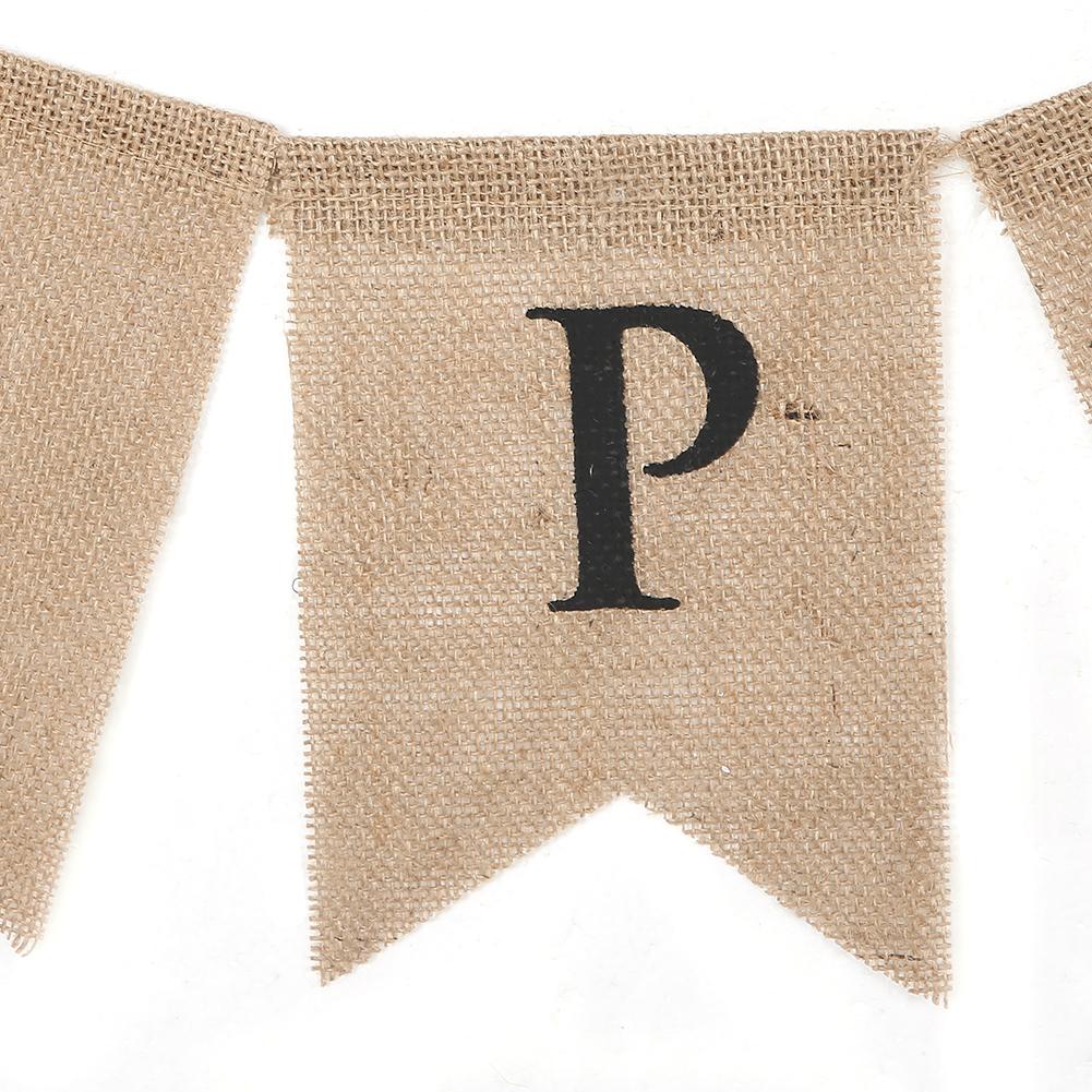 Burlap Banner Rustic Vintage Graduation Decorations Grad Party Decor for College High School