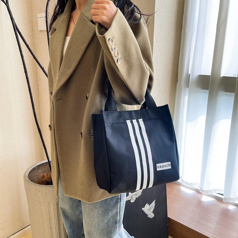 

Women s bag handbag nylon cloth new handbag simple trend small square bag bag чёрный