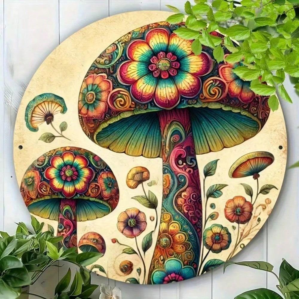 20x20cm Metal Tin Sign Wall Art Decorative Vintage Painting