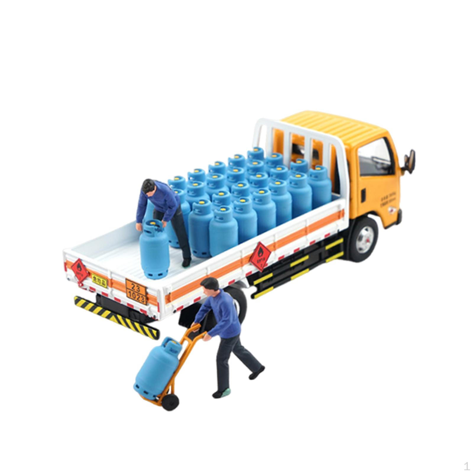 

Gas Tank Transport Light Truck Model 1/64 Scale Durability Party Favors Premium Lightweight