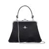 Vivienne Westwood Granny Saffiano Frame Pulse Chain Tote Bag N401