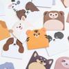 240/960 Sheets Large Capacity Adhesive Animal Shaped Memo Pads Cartoon Cute And Interesting Animal Shaped Sticky Notes