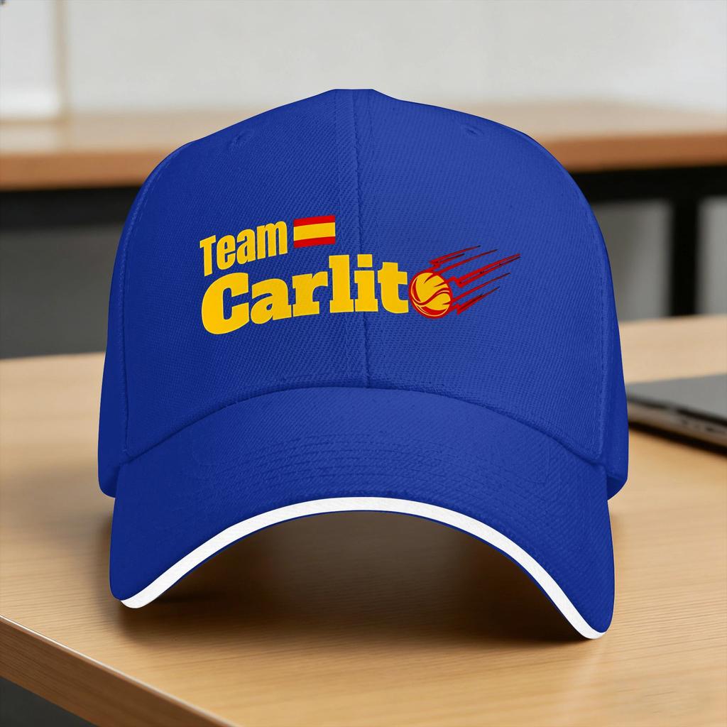 Carlos Alcaraz Vamos Czapka z daszkiem Letnia Codzienna Czapka Trucker Dla Unisex Młodzieży Sporty na świeżym powietrzu Słońce Czapki z daszkiem