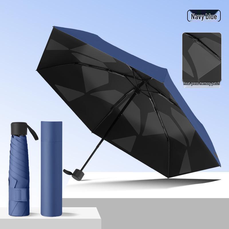 

Легкий зонт двойного назначения: Компактный дизайн без складывания для дождя или солнца