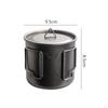Titanium Camping Pot Set for Backpacking Excursions