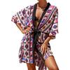 European & American Beach Cover-Up Cardigan - Seaside Vacation Robe & Bikini Swimsuit Dress