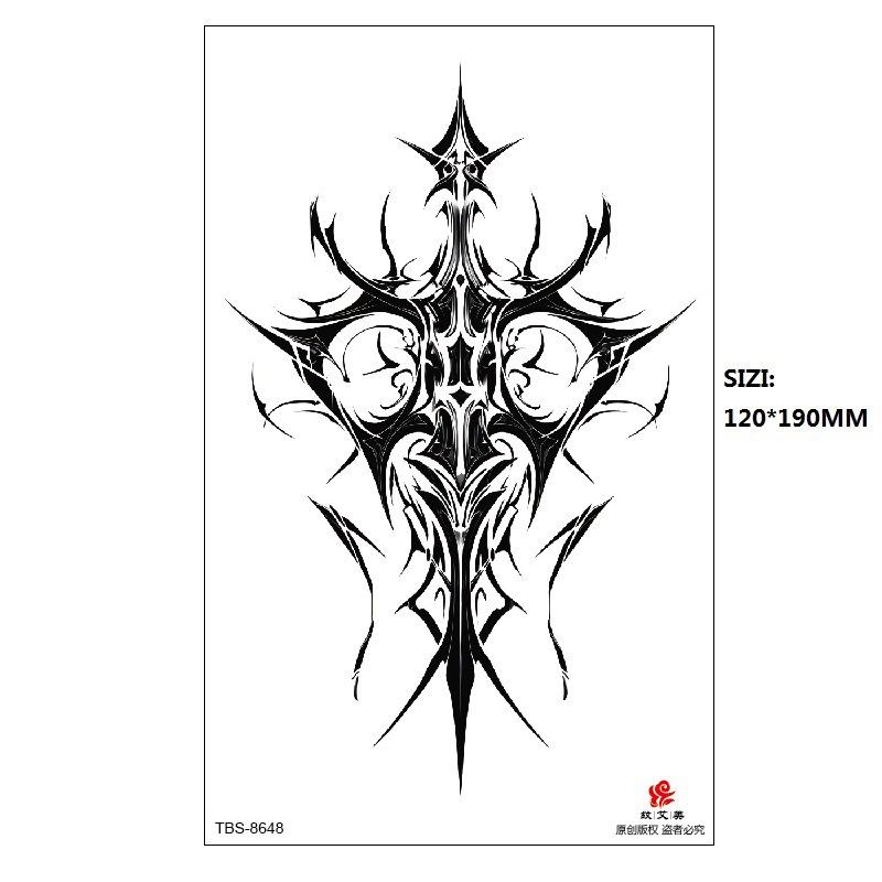 

Традиционный мужской тотем большой паук дракон вода переводная имитация татуировки одноразовая татуировка наклейка 120*190MM