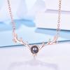 Simple Antler Necklace for Couples In The Same Style