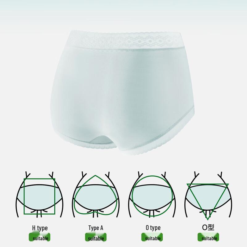 Ordifen 40S Modal Probiotic Antibacterial High-Waist Briefs 3-Pack
