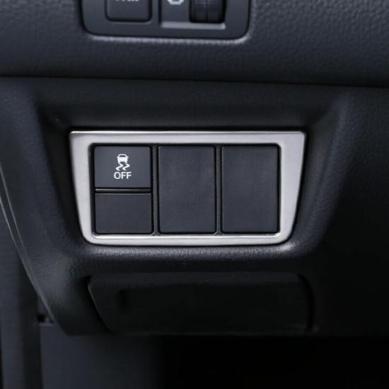 For Honda Accord 2018 - Silver Steel Headlight Switch Control Frame Trim