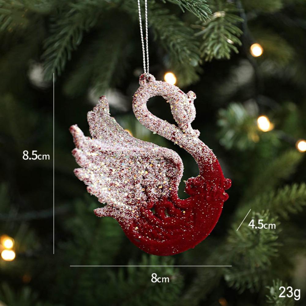 

Snowflake Christmas Pendants Sequin Velvet Hanging Fashion Christmas Tree Ornaments Merry Christma Style 7