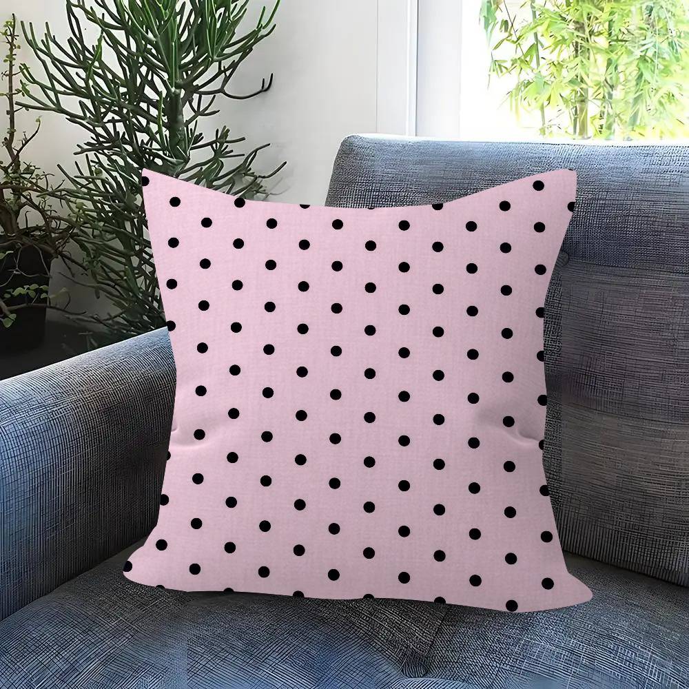 Fashion Polka Dot Figure  Pillow Cover Design Cushion Cover Decor Holiday Decorati