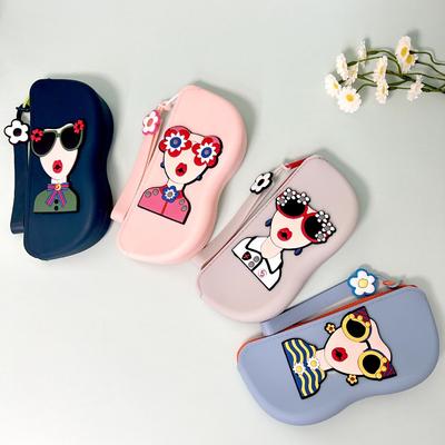 Portable Multifunctional Glasses Bag Dustproof Waterproof Coin Purse Silicone Eyeglasses Box