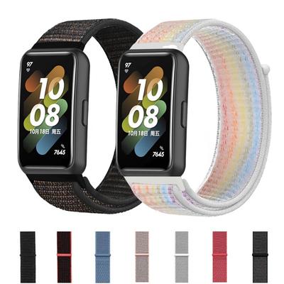 Nylonarmband für Huawei Band 7 band7 Uhrenarmband Atmungsaktives Ersatzarmband