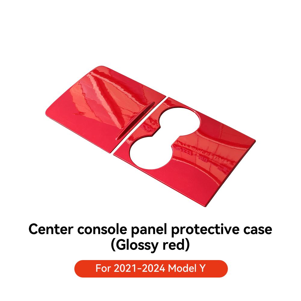 YZ For Tesla Model 3 Y 2025-2025 Car Center Console Sticker Film Carbon Protect Central Control Cover Car Interior Accessories