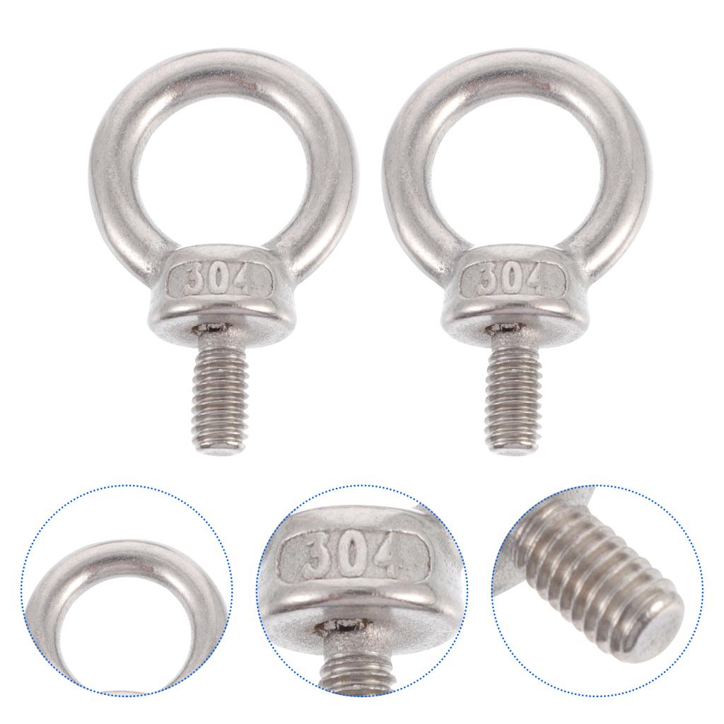 Buy 10Pcs Stainless Steel Nuts Lifting Eye Threaded Nuts Premium Lifting Eye Nut at affordable