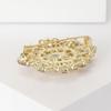 Strass-Blumenbroschen für Damen Unisex Trendig Mehrfarbige Kristall-Brillen-Anstecker Büro Party Freund Geschenke Accessoires
